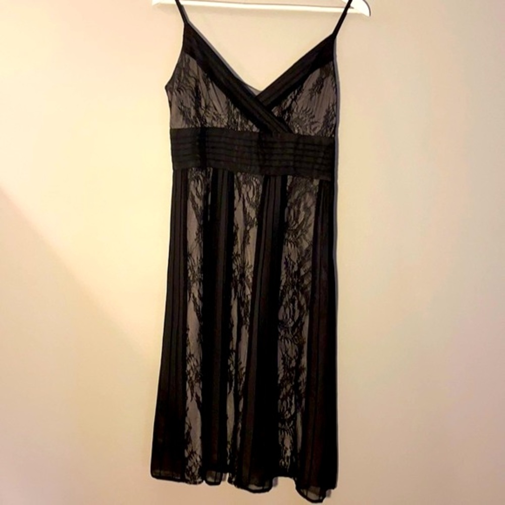 Ann Taylor Loft Size 4 Black Lace Dress